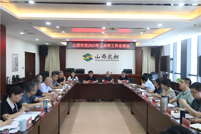 山西農(nóng)擔(dān)召開2025年上半年工作總結(jié)會